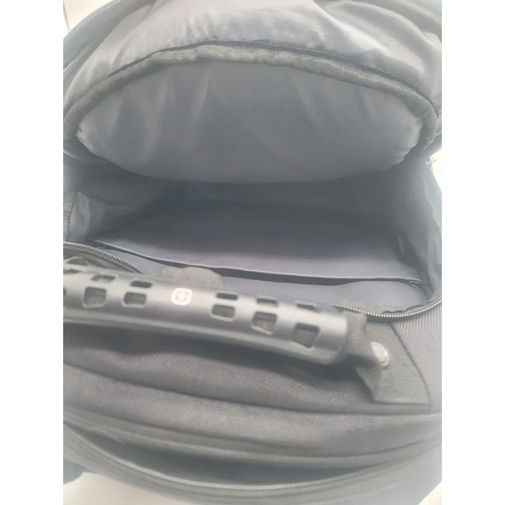 Wenger Industrial /Work Style Laptop Backpack Black‎ Travel School Work Bag